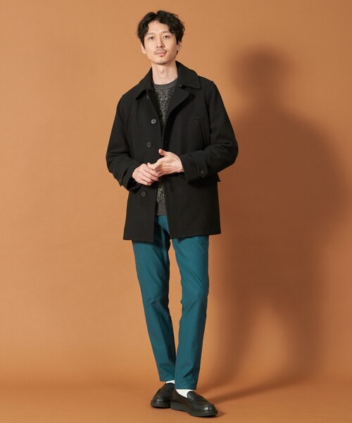 THE SHOP TK （ザ ショップ ティーケー ）の「◆ウーリックシングルPコート（ピーコート・メンズ・ネイビー/ブラック・04/03/02）」の6枚目の写真