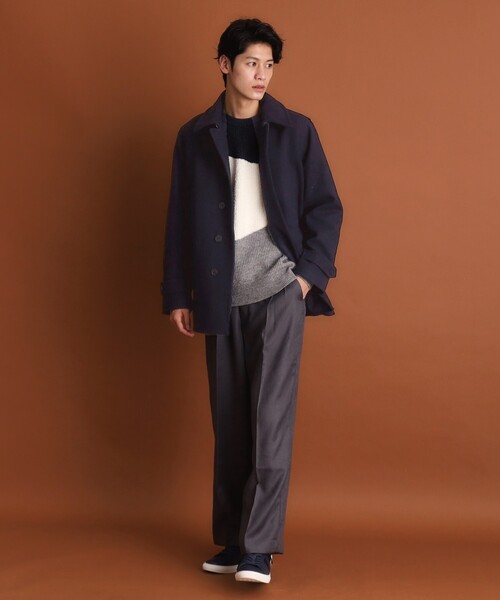 THE SHOP TK （ザ ショップ ティーケー ）の「◆ウーリックシングルPコート（ピーコート・メンズ・ネイビー/ブラック・04/03/02）」の8枚目の写真