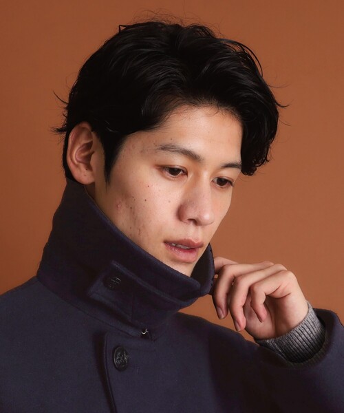 THE SHOP TK （ザ ショップ ティーケー ）の「◆ウーリックシングルPコート（ピーコート・メンズ・ネイビー/ブラック・04/03/02）」の9枚目の写真