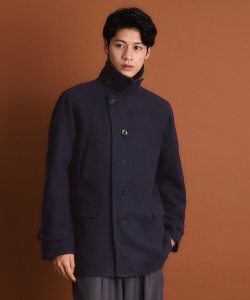 THE SHOP TK （ザ ショップ ティーケー ）の「◆ウーリックシングルPコート（ピーコート・メンズ・ネイビー/ブラック・04/03/02）」の10枚目の写真
