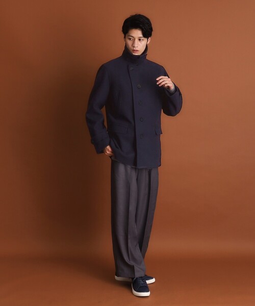 THE SHOP TK （ザ ショップ ティーケー ）の「◆ウーリックシングルPコート（ピーコート・メンズ・ネイビー/ブラック・04/03/02）」の11枚目の写真
