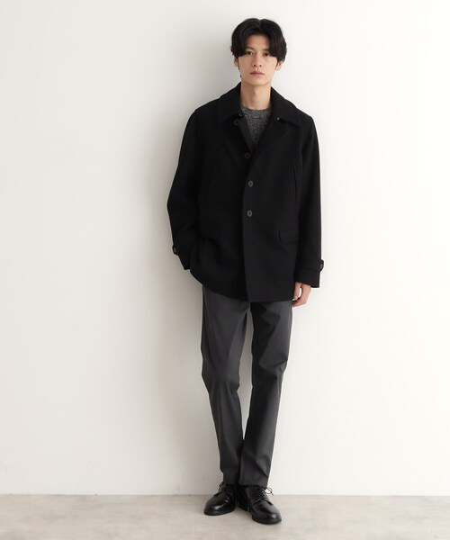 THE SHOP TK （ザ ショップ ティーケー ）の「◆ウーリックシングルPコート（ピーコート・メンズ・ネイビー/ブラック・04/03/02）」の15枚目の写真
