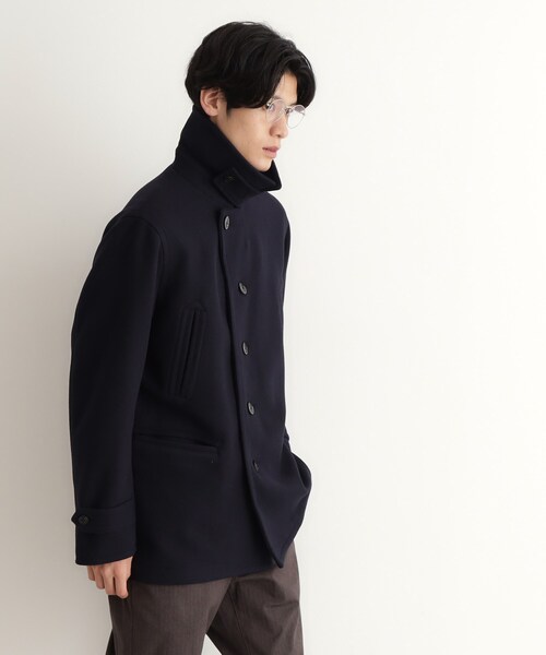 THE SHOP TK （ザ ショップ ティーケー ）の「◆ウーリックシングルPコート（ピーコート・メンズ・ネイビー/ブラック・04/03/02）」の20枚目の写真