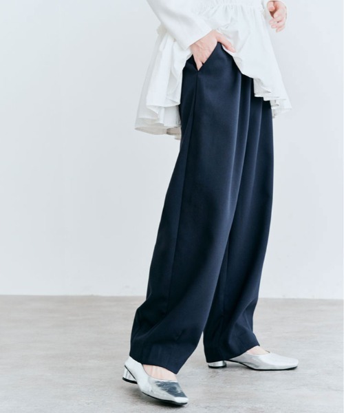 kirakiraShop(キラキラショップ)の「イージー コクーン パンツ(その他パンツ・レディース・ブラック/チャコール/ベージュ/ネイビー・M/L)」の4枚目の写真