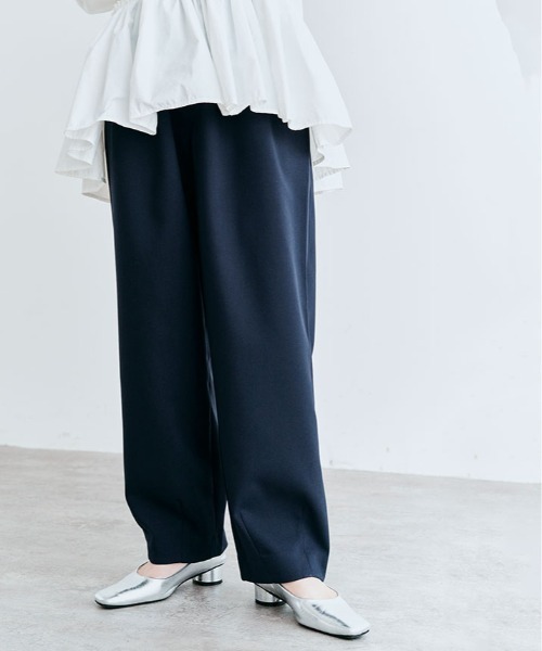 kirakiraShop(キラキラショップ)の「イージー コクーン パンツ(その他パンツ・レディース・ブラック/チャコール/ベージュ/ネイビー・M/L)」の7枚目の写真