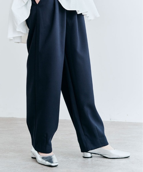 kirakiraShop(キラキラショップ)の「イージー コクーン パンツ(その他パンツ・レディース・ブラック/チャコール/ベージュ/ネイビー・M/L)」の8枚目の写真