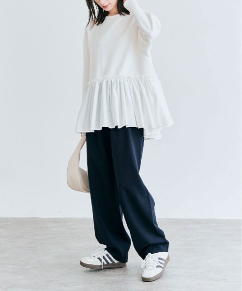 kirakiraShop(キラキラショップ)の「イージー コクーン パンツ(その他パンツ・レディース・ブラック/チャコール/ベージュ/ネイビー・M/L)」の11枚目の写真