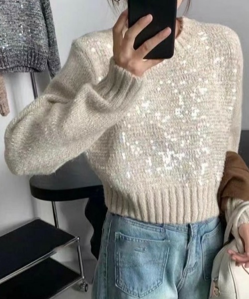 ハイネックスパンコールニット（ニット/セーター）｜CELENA BEATS（セレナビーツ）