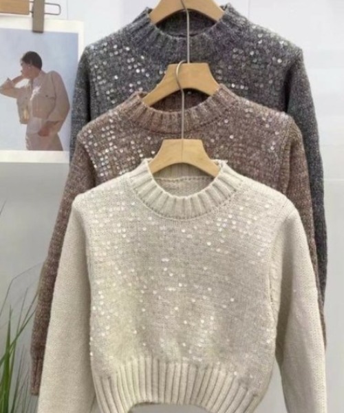 ハイネックスパンコールニット（ニット/セーター）｜CELENA BEATS（セレナビーツ）