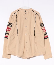 チャイハネ | 【チャイハネ】ロギータ刺繍MEN'Sバンドカラーシャツ(シャツ/ブラウス)