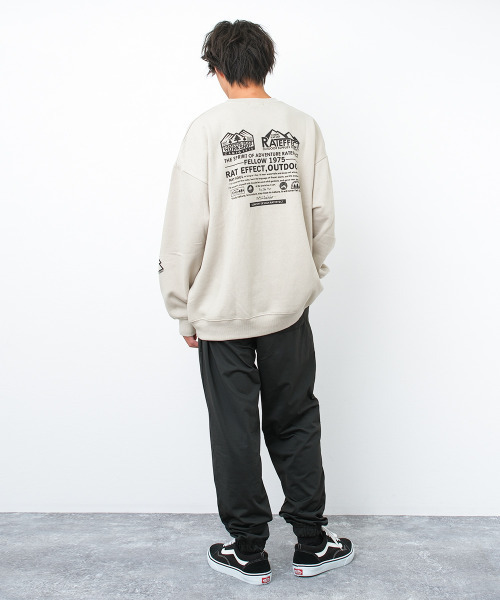 RAT EFFECT(ラットエフェクト)の「裏起毛トリコットワイドジョガーパンツ(その他パンツ・キッズ・ブラック/ブラック系その他・170/160/150/140/130)」の4枚目の写真