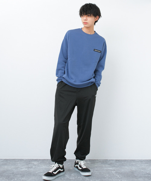 RAT EFFECT(ラットエフェクト)の「裏起毛トリコットワイドジョガーパンツ(その他パンツ・キッズ・ブラック/ブラック系その他・170/160/150/140/130)」の5枚目の写真