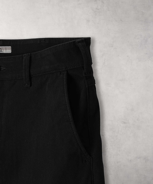 EDWIN（エドウィン）の「【EDWIN】｢JERSEYS｣スリムチノ（チノパンツ・メンズ・ブラック・S/M/L/XS）」の8枚目の写真