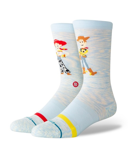 STANCE(スタンス)の「BEST FRIENDS CREW A545D24BES#LBL(ソックス/靴下・メンズ・ブルー・SMALL/LARGE)」の1枚目の写真