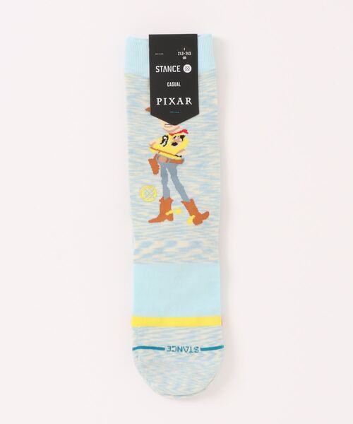 STANCE(スタンス)の「BEST FRIENDS CREW A545D24BES#LBL(ソックス/靴下・メンズ・ブルー・SMALL/LARGE)」の2枚目の写真