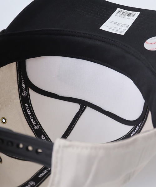 '47（フォーティーセブン）の「47Brand MLB公式 47Brand HITCH BBCAP NY LA ベースボールキャップ（キャップ・メンズ・ベージュ系1/ベージュ系・FREE）」の3枚目の写真