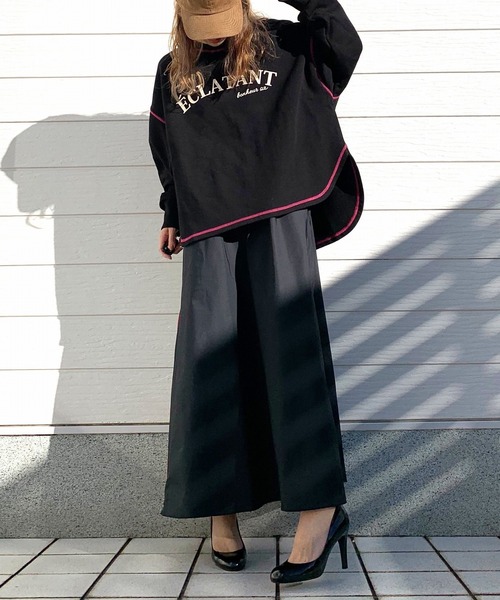 Q（キュー）の「メモリーサイドZIPスカート（スカート・レディース・ブルー系その他/ブラウン系その他/ブラック・MEDIUM）」の15枚目の写真