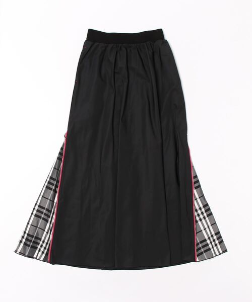 Q（キュー）の「メモリーサイドZIPスカート（スカート・レディース・ブルー系その他/ブラウン系その他/ブラック・MEDIUM）」の4枚目の写真