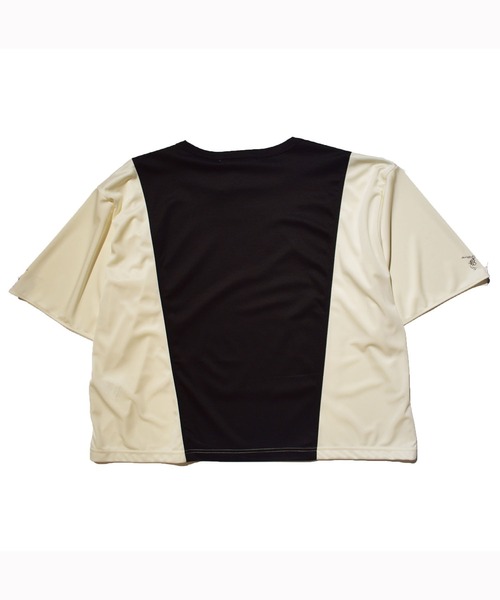 roarguns(ロアーガンズ)の「WOMAN SMOOTH x SATIN T CRYSTAL(Tシャツ/カットソー・レディース・ブラック×ホワイト・1/2)」の2枚目の写真