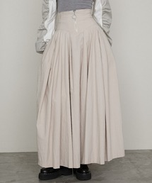 新古品　PRANK PROJECT　ボリュームマキシスカート ホワイト PRANK PROJECT（プランクプロジェクト）の「4wayリブマキシスカート