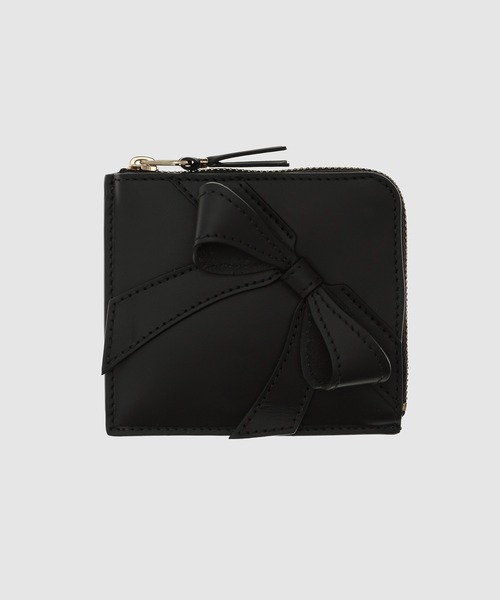 COMME des GARÇONS コムデギャルソン 財布 ブラック COMME des GARCONS コムデギャルソン DES 二つ折り財布 ブラック