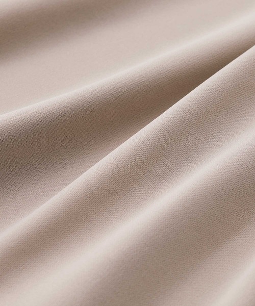 GeeRA（ジーラ）の「【2点セット】入卒式におすすめ！２ＷＡＹ配色襟プリーツ切替ブラウスセットアップ（スーツセット・レディース・ブラック/サンドグレー・LARGE/X-LARGE/MEDIUM）」の5枚目の写真