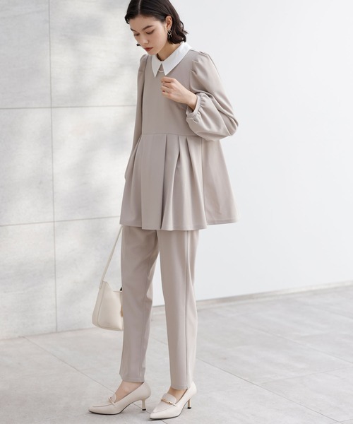 値下げ　新品未使用　STYLE DELI  2WAYフリルブラウスセットアップ 本当に 安いファッション - 値下げ 新品未使用 STYLE DELI 2WAY