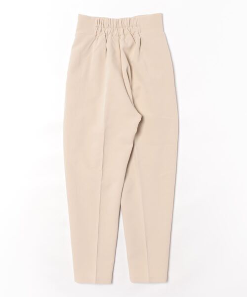 reca(レカ)の「ハイウエストテーパードパンツ(スーツパンツ・レディース・ベージュ/ブラック・M)」の3枚目の写真