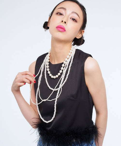 Narcissus（ナルシス）の「【Narcissus】パールロングネックレス（ネックレス・レディース・その他1・FREE）」の2枚目の写真