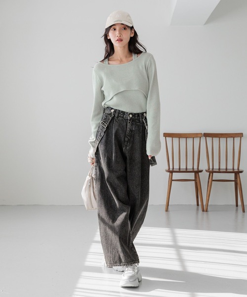 LOWRYS FARM（ローリーズファーム）の「ＣＡＳＵＡＬＣＬＡＳＳＩＣ２５ 283907（キャップ・レディース・ベージュ/ブルー/アイボリー/ブラック・FREE）」の22枚目の写真