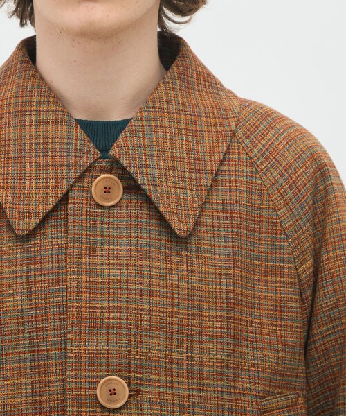 caban（キャバン）の「CABaN マルチカラークロス ステンカラーコート（ステンカラーコート・メンズ・オレンジ系その他2・S/M）」の6枚目の写真