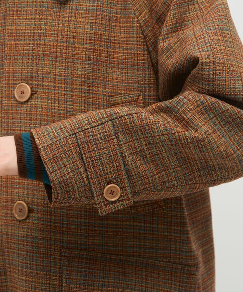 caban（キャバン）の「CABaN マルチカラークロス ステンカラーコート（ステンカラーコート・メンズ・オレンジ系その他2・S/M）」の7枚目の写真