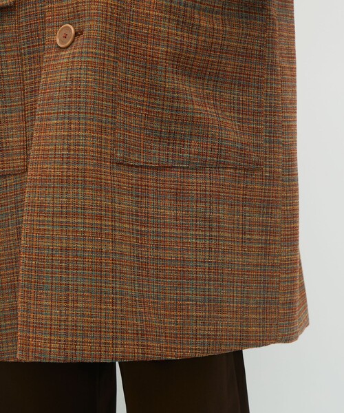 caban（キャバン）の「CABaN マルチカラークロス ステンカラーコート（ステンカラーコート・メンズ・オレンジ系その他2・S/M）」の10枚目の写真