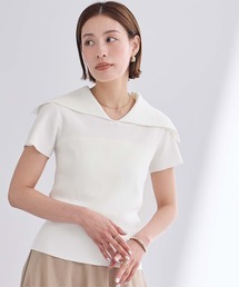 ケープデザインリブニット