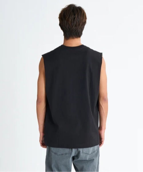 Quiksilver（クイックシルバー）の「TYPEFACE SLY/クイックシルバーマッスルタンクトップ（タンクトップ・メンズ・ホワイト/ブラック/ブラック系その他/インディゴブルー・X-LARGE/LARGE/MEDIUM/SMALL）」の6枚目の写真
