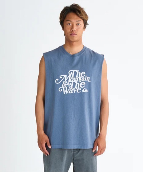 Quiksilver（クイックシルバー）の「TYPEFACE SLY/クイックシルバーマッスルタンクトップ（タンクトップ・メンズ・ホワイト/ブラック/ブラック系その他/インディゴブルー・X-LARGE/LARGE/MEDIUM/SMALL）」の13枚目の写真