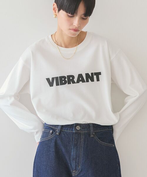 AMERICAN HOLIC(アメリカンホリック)の「VIBRANT ロゴカットプルオーバー(Tシャツ/カットソー・レディース・オフホワイト・M/L)」の1枚目の写真