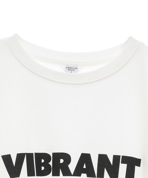 AMERICAN HOLIC(アメリカンホリック)の「VIBRANT ロゴカットプルオーバー(Tシャツ/カットソー・レディース・オフホワイト・M/L)」の7枚目の写真