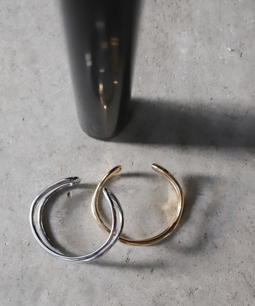 select MOCA(セレクトモカ)の「ダブルラインニュアンスバングル(バングル/リストバンド・レディース・シルバー/ゴールド・FREE)」の4枚目の写真