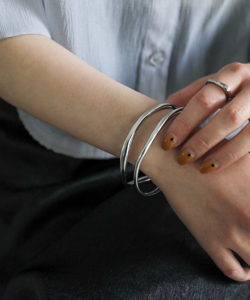 バングル CROSSING / Bracelet / Round / 1.8MM / L