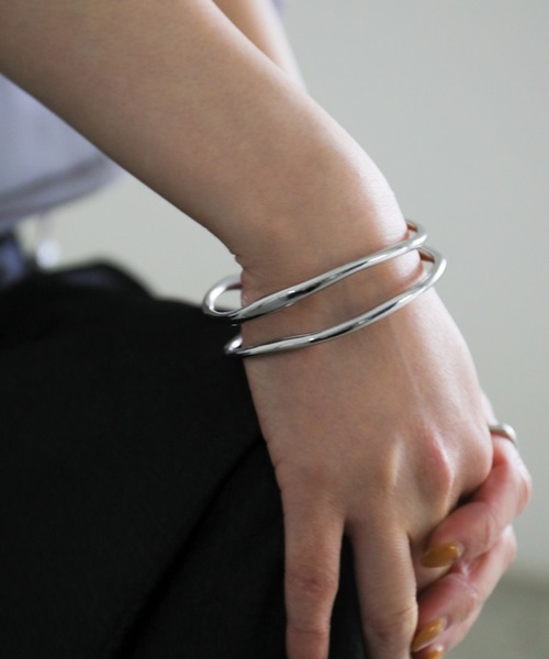 セール】ダブルラインニュアンスバングル（バングル/リストバンド
