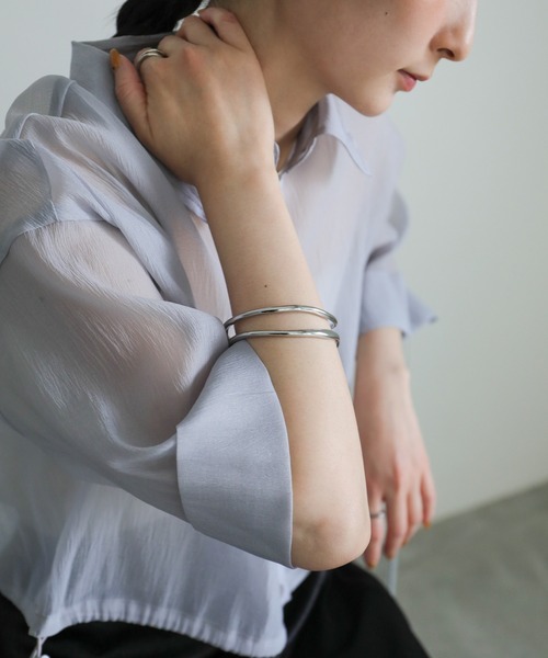 セール】ダブルラインニュアンスバングル（バングル/リストバンド