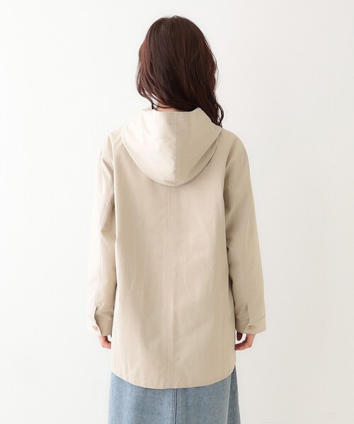 SHOO・LA・RUE(シューラルー)の「【S-LL/撥水/花粉対策】フーディーテントブルゾン(ブルゾン・レディース・ベージュ/ネイビー/カーキ・01/02/03/04)」の18枚目の写真