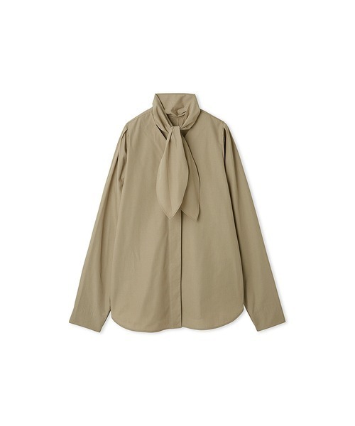 styling/(スタイリング)の「スカーフカラー2WAYシャツ(シャツ/ブラウス・レディース・ホワイト/サックスブルー/カーキ・FREE)」の1枚目の写真