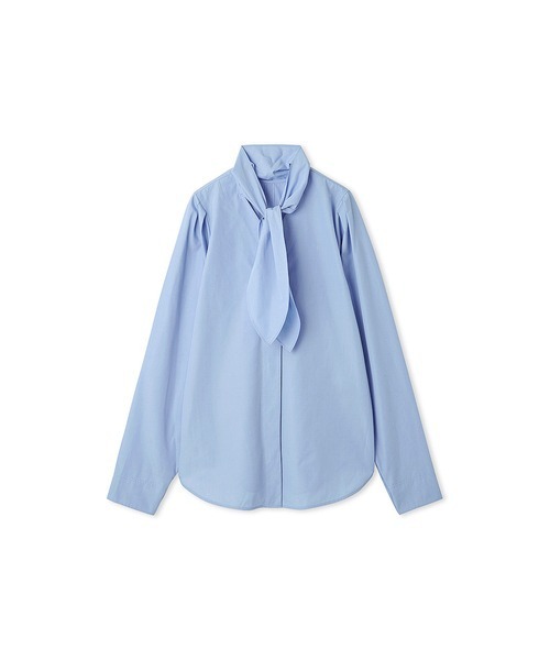 styling/(スタイリング)の「スカーフカラー2WAYシャツ(シャツ/ブラウス・レディース・ホワイト/サックスブルー/カーキ・FREE)」の3枚目の写真