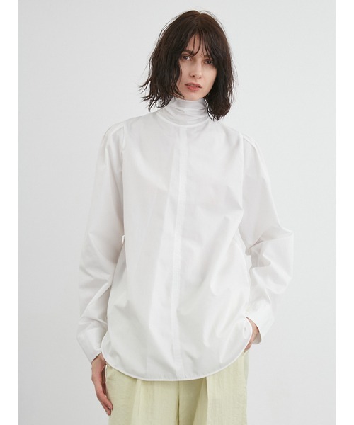 styling/(スタイリング)の「スカーフカラー2WAYシャツ(シャツ/ブラウス・レディース・ホワイト/サックスブルー/カーキ・FREE)」の14枚目の写真