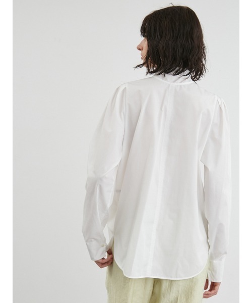 styling/(スタイリング)の「スカーフカラー2WAYシャツ(シャツ/ブラウス・レディース・ホワイト/サックスブルー/カーキ・FREE)」の10枚目の写真