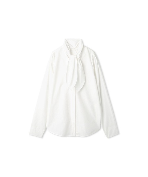 styling/(スタイリング)の「スカーフカラー2WAYシャツ(シャツ/ブラウス・レディース・ホワイト/サックスブルー/カーキ・FREE)」の16枚目の写真
