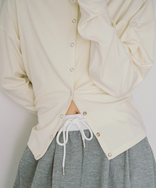 HANNE（アン）の「スナップハイネックカーディガン（カーディガン/ボレロ・レディース・ホワイト/ピンク/ブラック・FREE）」の14枚目の写真