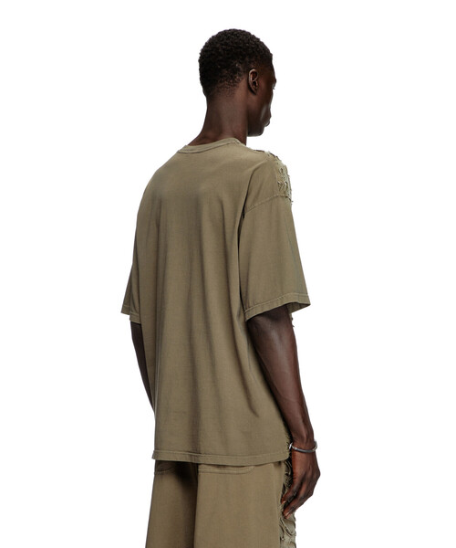 Diesel ★新作 T-Boxt-R30クルーネック Tシャツ 黒★関税/送料込 Men's T-shirt with small logo | Black | Diesel